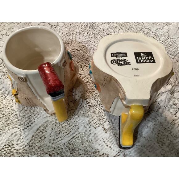 Set of 2 Handyman Tool Belt Mug Dad Gift Tasters Choice Coffee-Mate 2000 - Picture 10 of 10